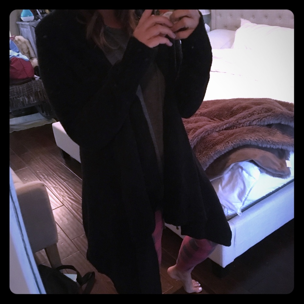 SOLD Super Soft Black Cardigan